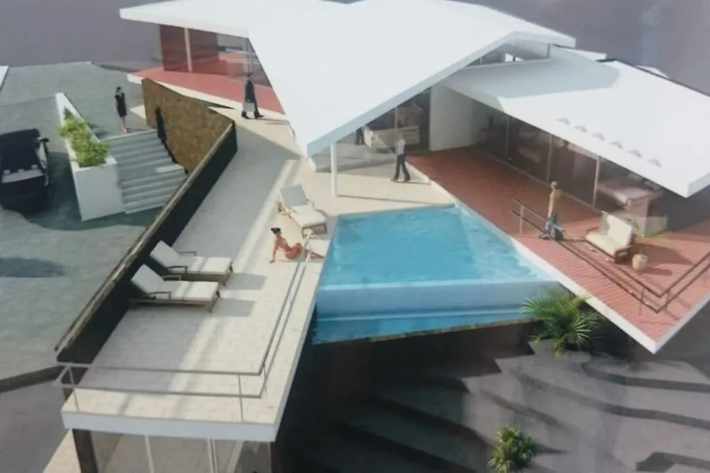 Ferienwohnung Meerblick Und Naehe Feuerberge Mit Eigenem Beheizten Pool Las Brenas